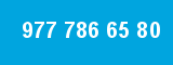 977 786 65 80